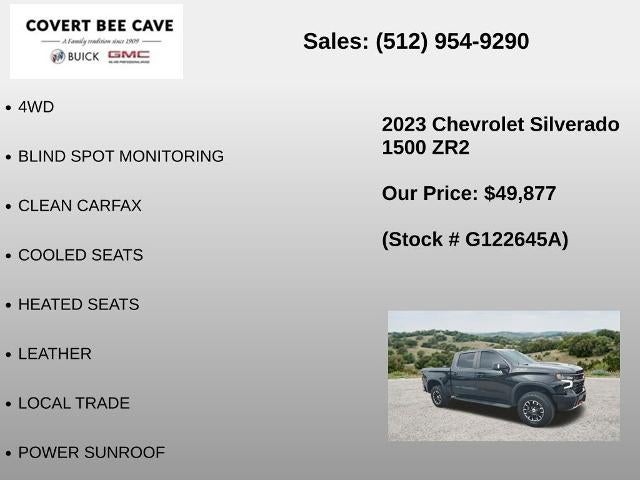 2023 Chevrolet Silverado 1500 Crew Cab Short Box 4-Wheel Drive ZR2