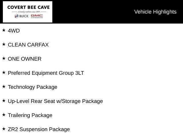 2022 Chevrolet Silverado 1500 Crew Cab Short Box 4-Wheel Drive ZR2