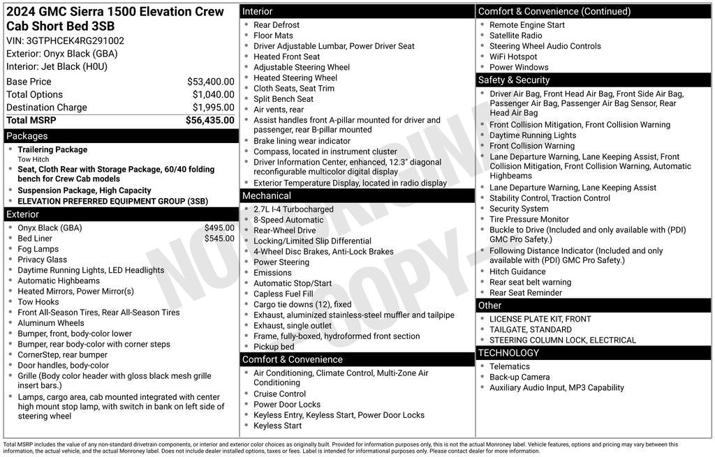 2024 GMC Sierra 1500 Elevation