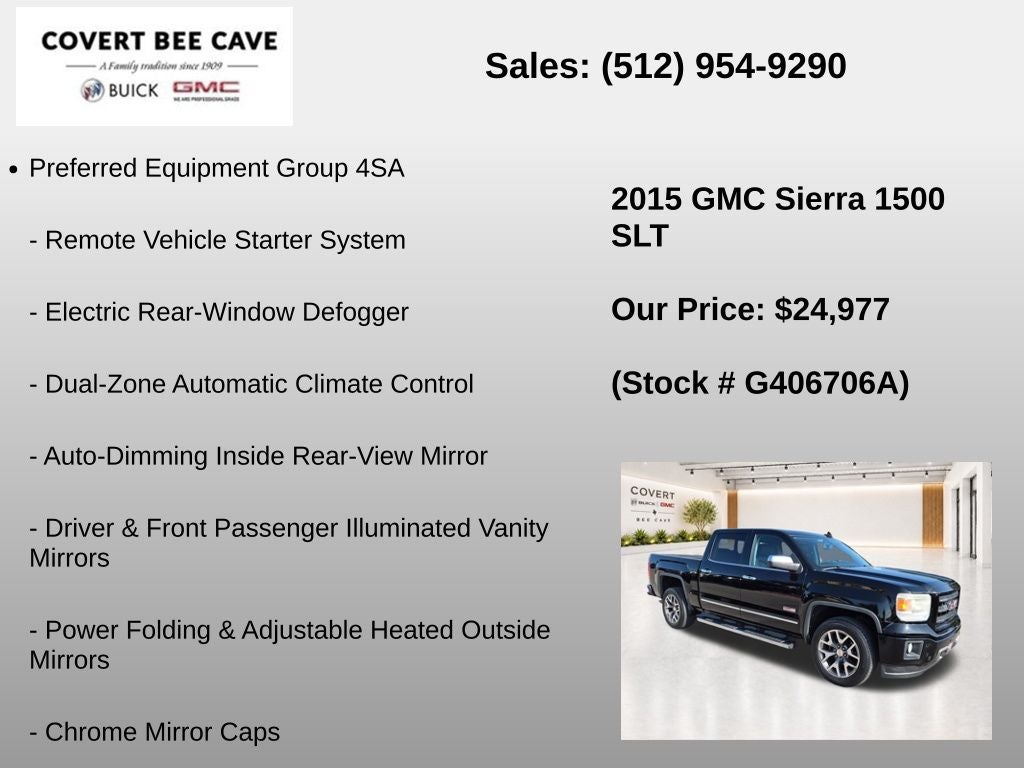 2015 GMC Sierra 1500 SLT