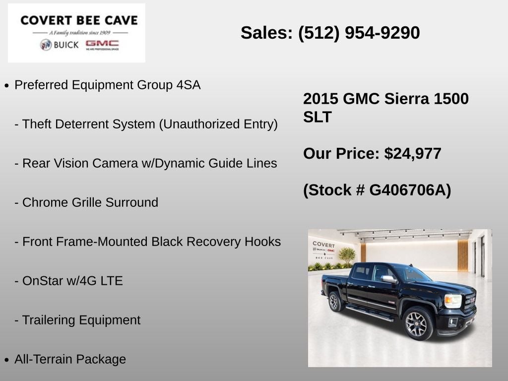 2015 GMC Sierra 1500 SLT