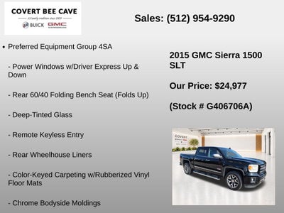 2015 GMC Sierra 1500 SLT