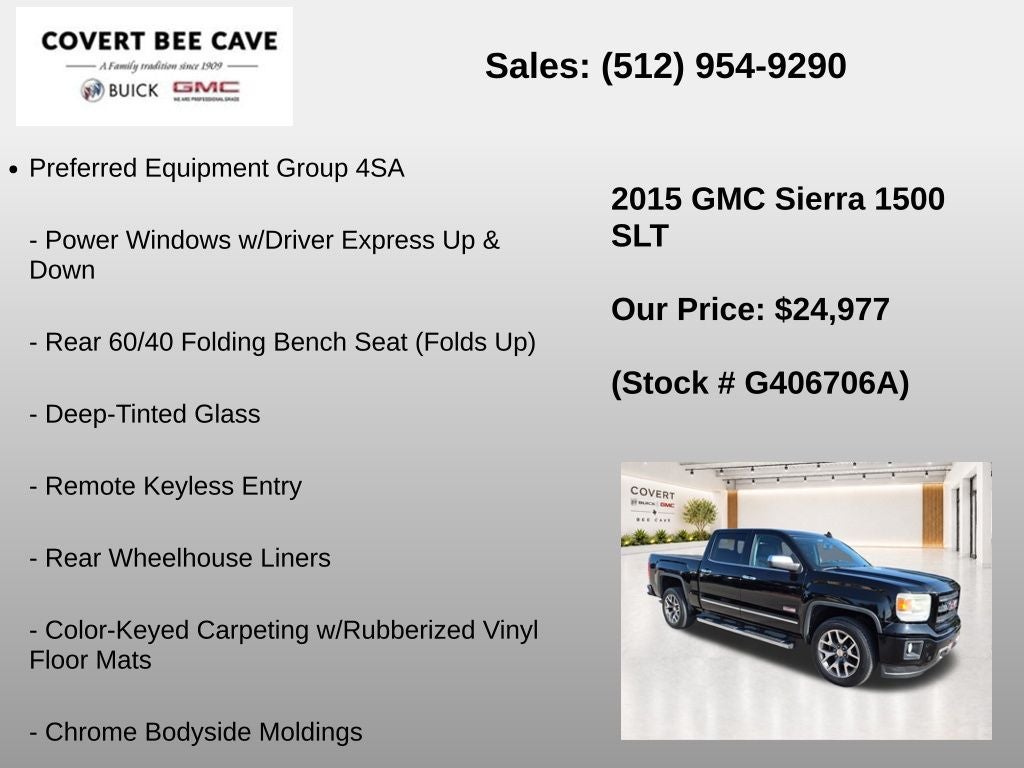 2015 GMC Sierra 1500 SLT