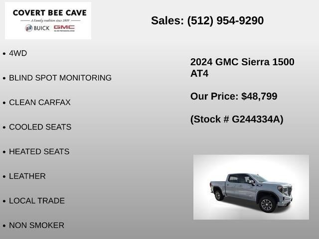 2024 GMC Sierra 1500 Crew Cab Short Box 4-Wheel Drive AT4