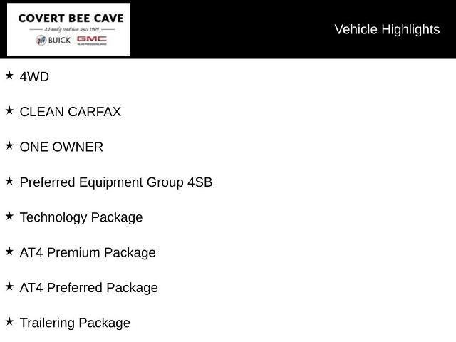 2024 GMC Sierra 1500 Crew Cab Short Box 4-Wheel Drive AT4