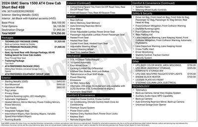 2024 GMC Sierra 1500 AT4