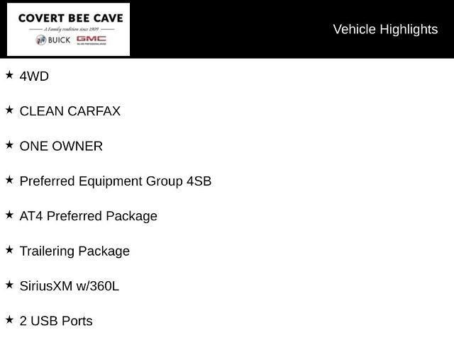 2022 GMC Sierra 1500 Crew Cab Short Box 4-Wheel Drive AT4