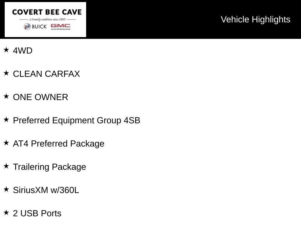 2022 GMC Sierra 1500 AT4