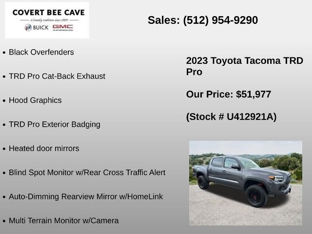 2023 Toyota Tacoma 4WD 4WD TRD Pro Double Cab 5' Bed V6 AT (Natl)