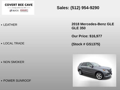 2018 Mercedes-Benz GLE GLE 350 4MATIC® SUV