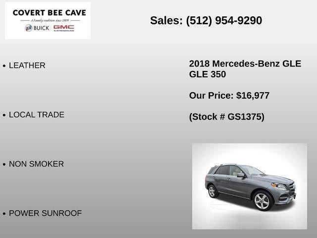 2018 Mercedes-Benz GLE GLE 350 4MATIC® SUV