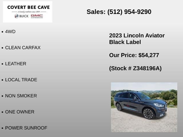 2023 Lincoln Aviator Black Label AWD
