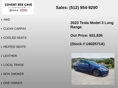 2023 Tesla Model 3 Long Range AWD
