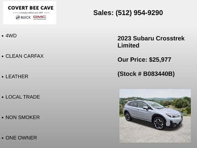 2023 Subaru Crosstrek Limited CVT