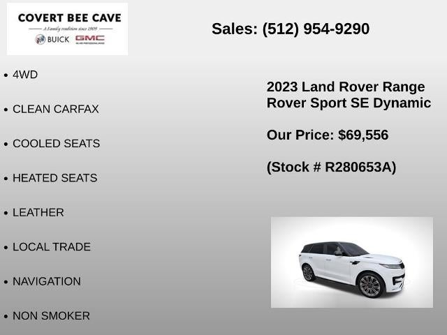 2023 Land Rover Range Rover Sport P400 SE Dynamic
