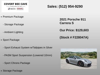 2021 Porsche 911 Carrera 4S Coupe