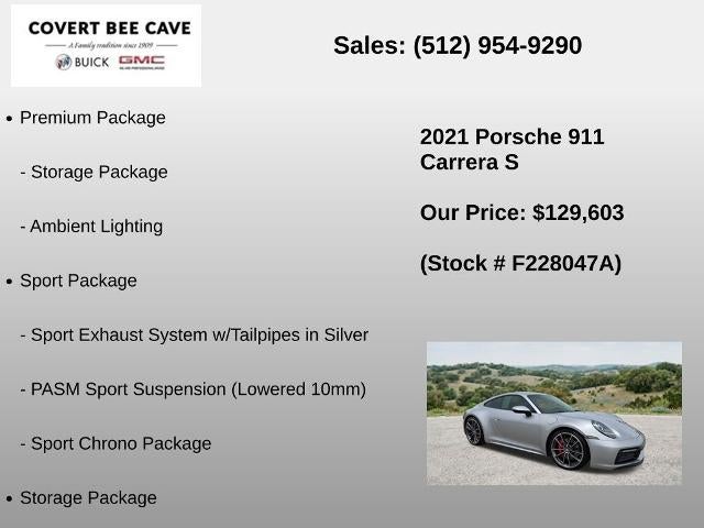 2021 Porsche 911 Carrera 4S Coupe