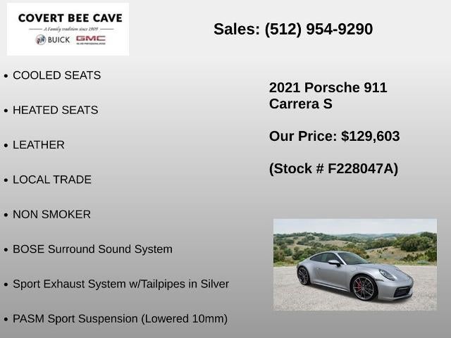 2021 Porsche 911 Carrera 4S Coupe