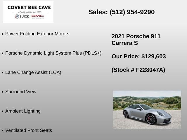2021 Porsche 911 Carrera 4S Coupe