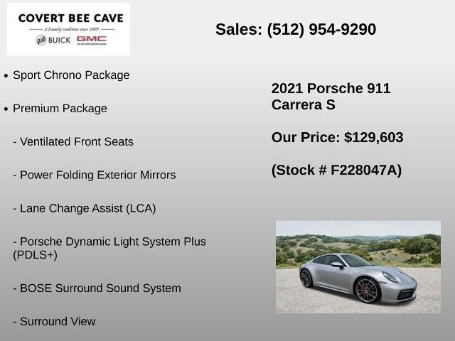 2021 Porsche 911 Carrera 4S Coupe