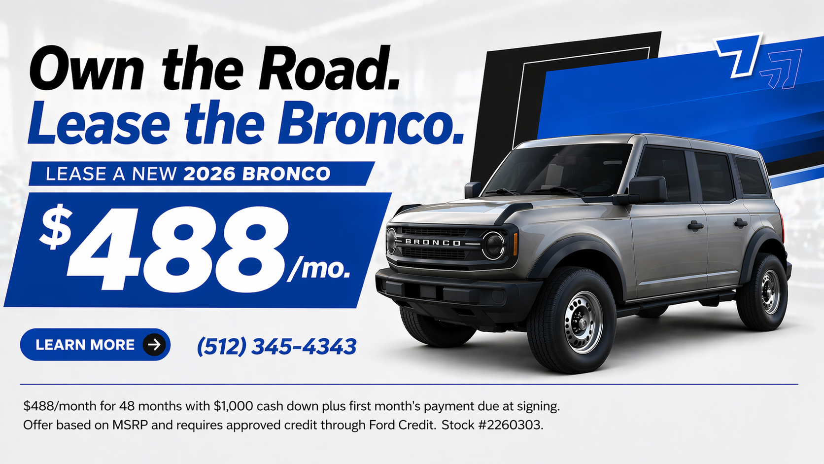 Lease the bronco
