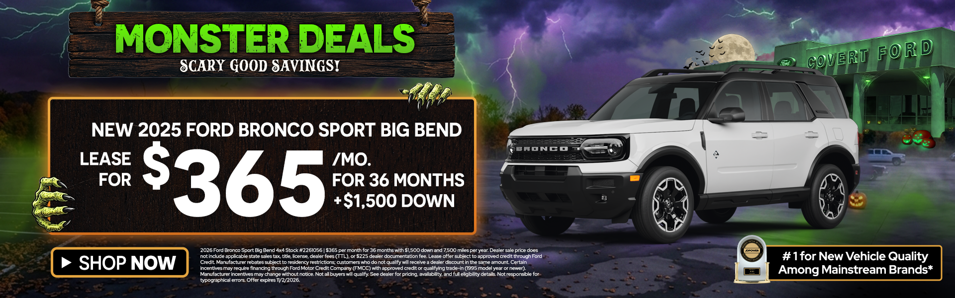Lease Ford Bronco Sport