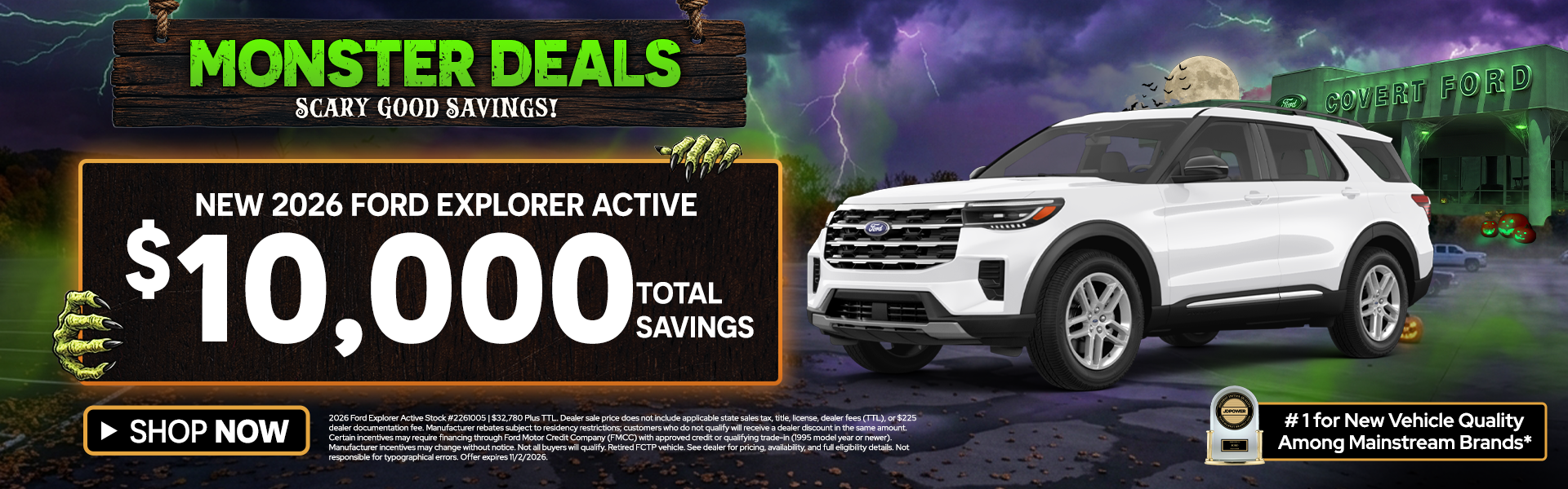 Ford Explorer 10k off msrp