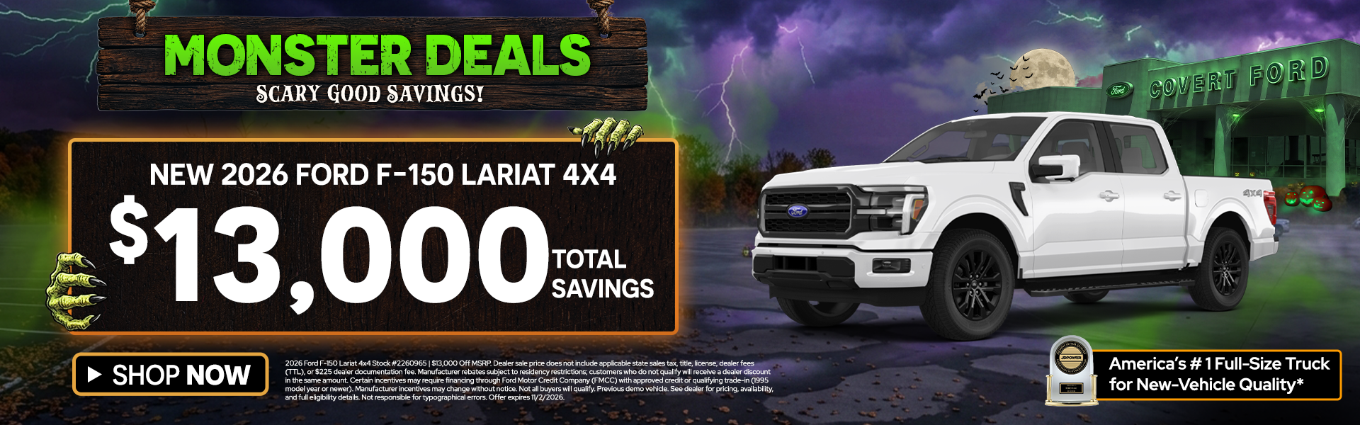 13k off msrp ford f-150