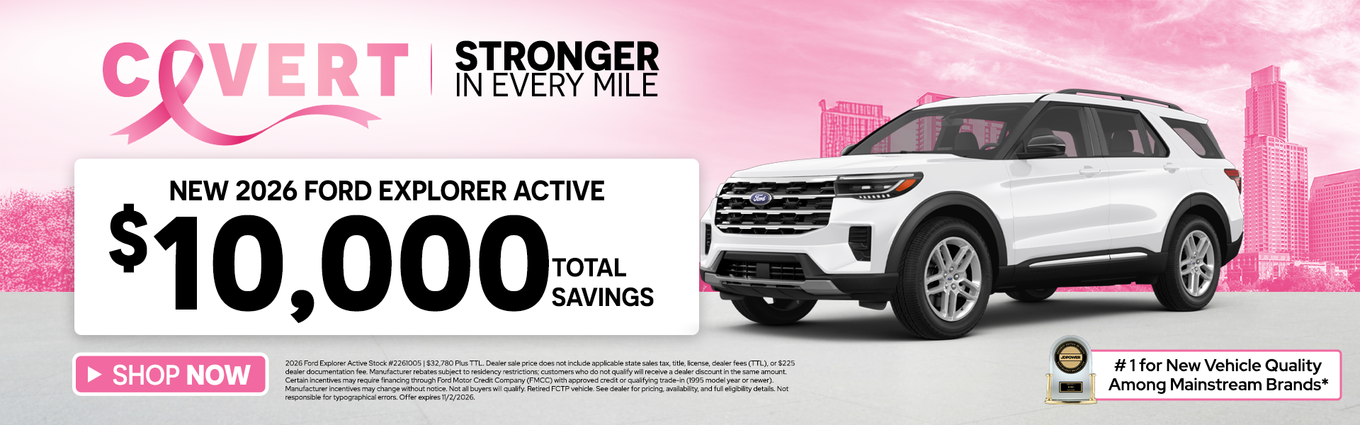 Ford Explorer 10k off msrp