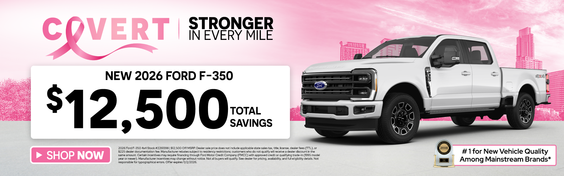 Ford 350 12.5k off msrp