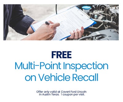 Free Multi-Point Inspection on Vehicle Recall